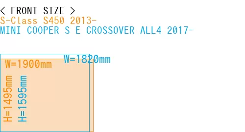 #S-Class S450 2013- + MINI COOPER S E CROSSOVER ALL4 2017-
